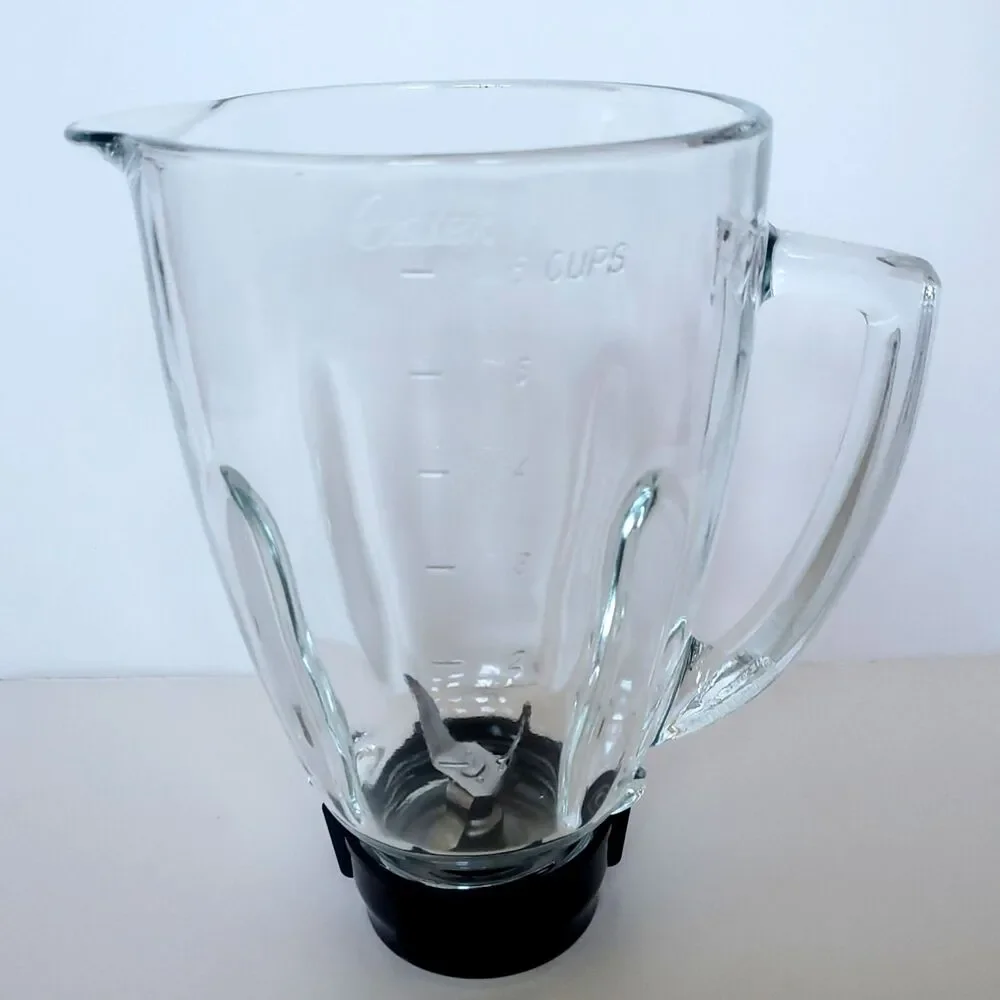 Oster 148381 Glass Replacement Blender 6 Cup Jar 1.25 L Clear w/ Blade & Gasket